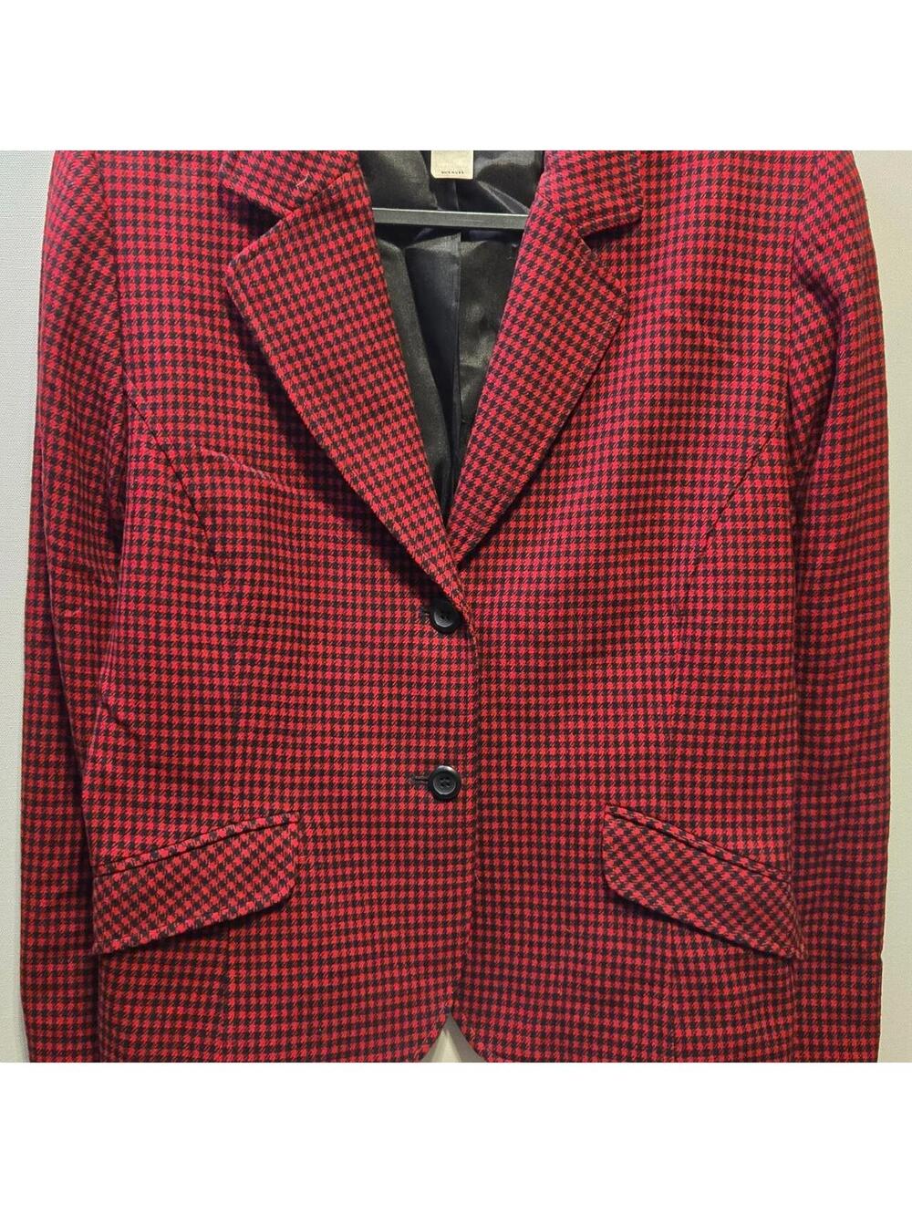 Vintage Pendleton 100% Virgin Wool Houndstooth Blazer Jacket